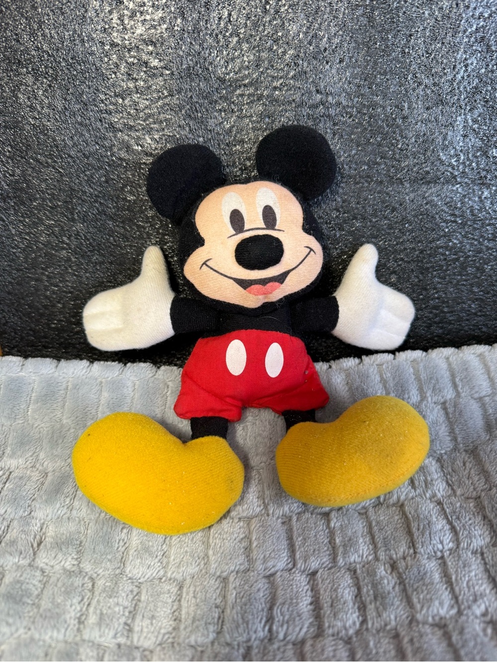 Disney Mickey Mouse Plush - Black, Red, Yellow, White